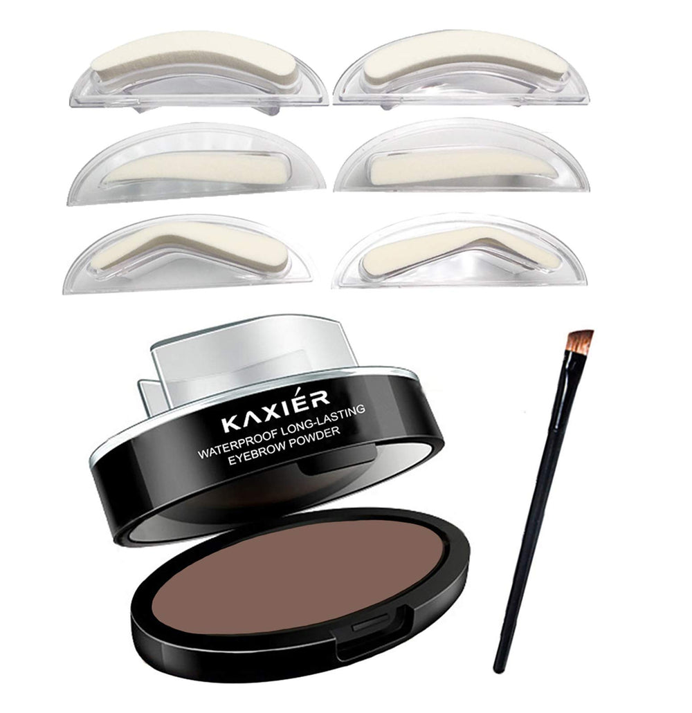 Moakxer Sourcils: tampon-poudre imperméable pour une tenue durable.