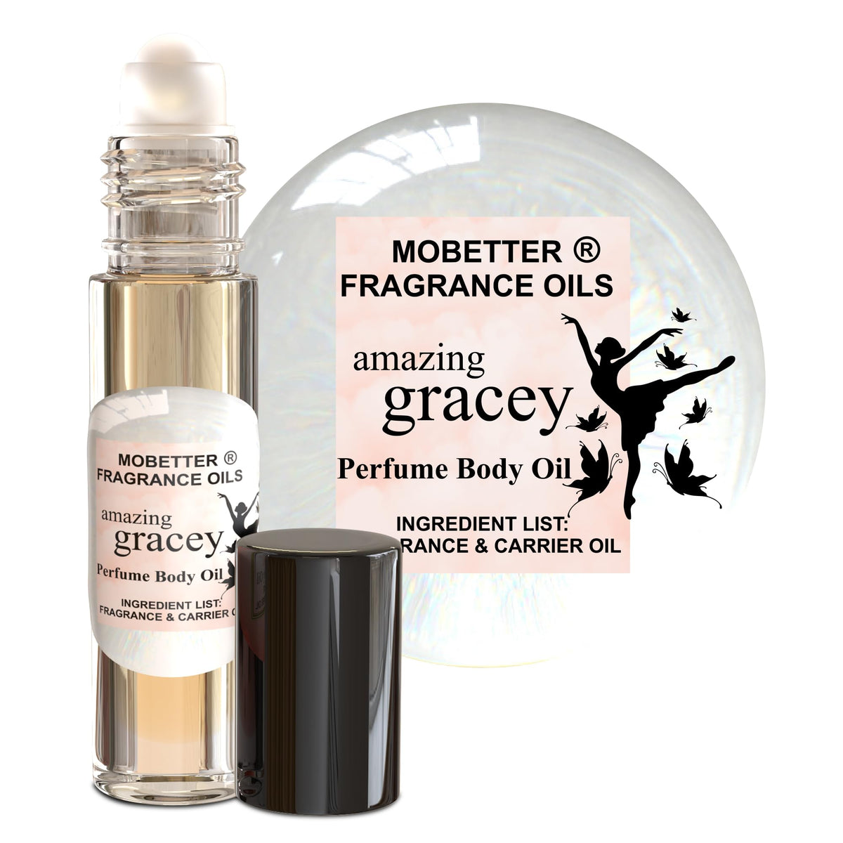 MOBETTER FRAGRANCE OILS Amazing Gracey – bouteille élégante pour une fragrance durable toute la journée.