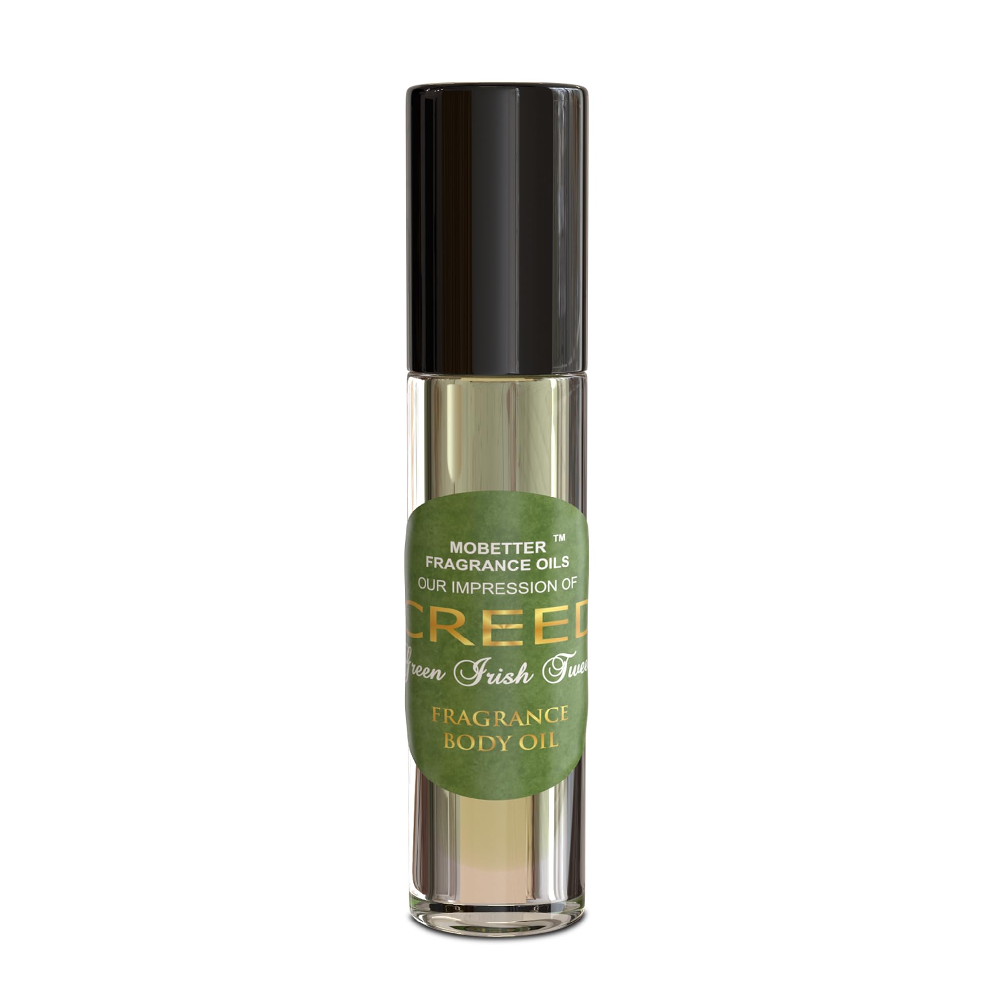 Impression Creed Green Irish Tweeds MOBETTER FRAGRANCE OILS, applicateur roll-on pratique au quotidien.