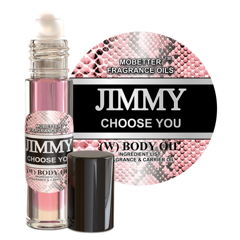 Jimmy Choose You MOBETTER: bouteille-roll-on parfum longue tenue.