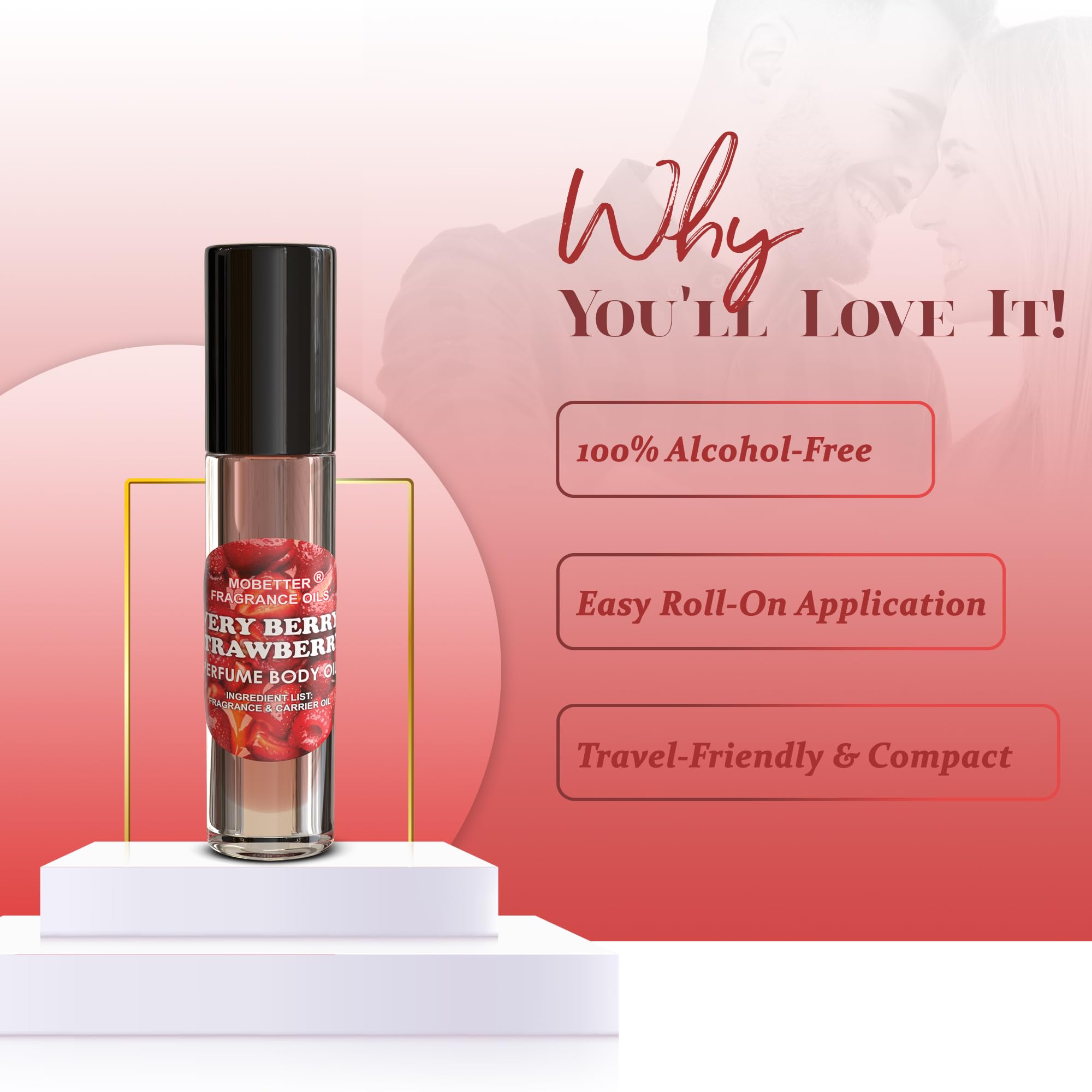 Application roll-on MOBETTER Very Berry Strawberry – travail et sorties