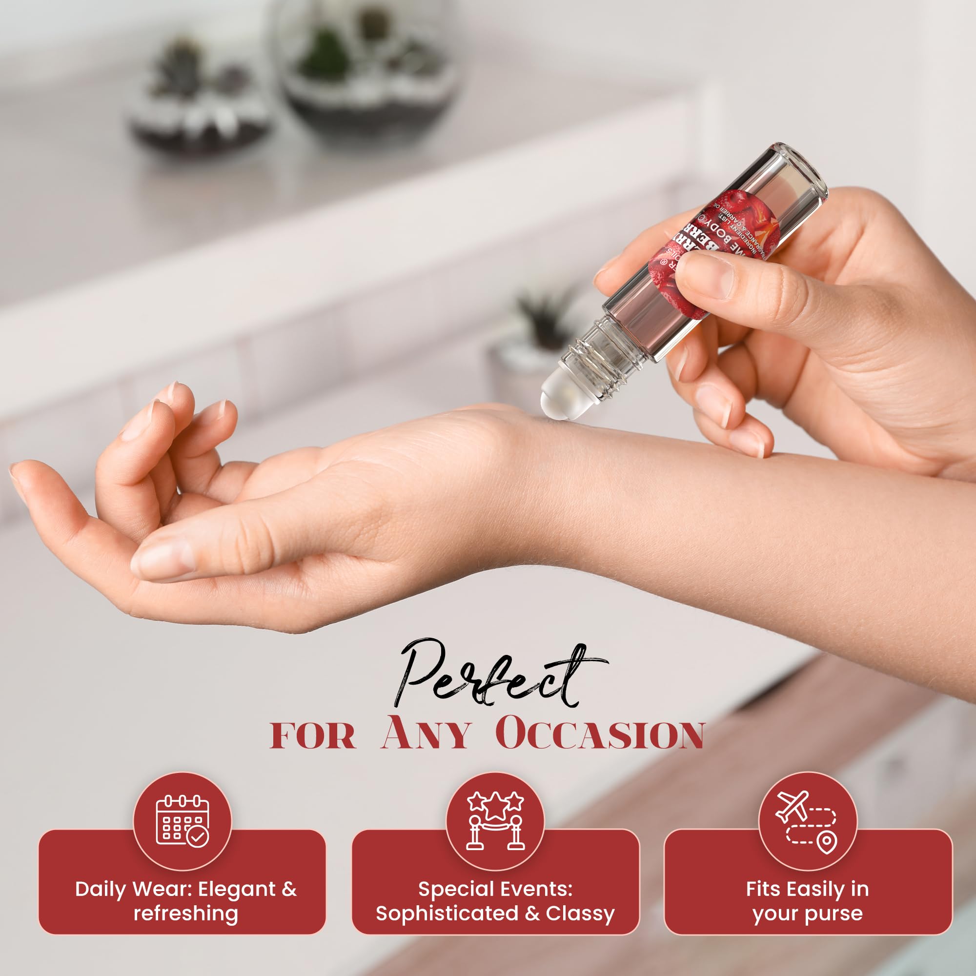 Étiquette MOBETTER Very Berry Strawberry – design clair et attractif