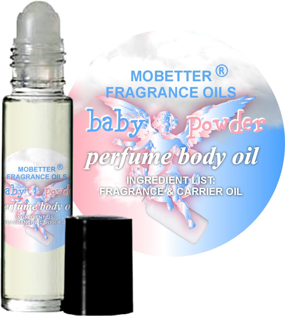 MOBETTER huile parfumée Poudre Bébé – bouteille élégante pour usage quotidien.