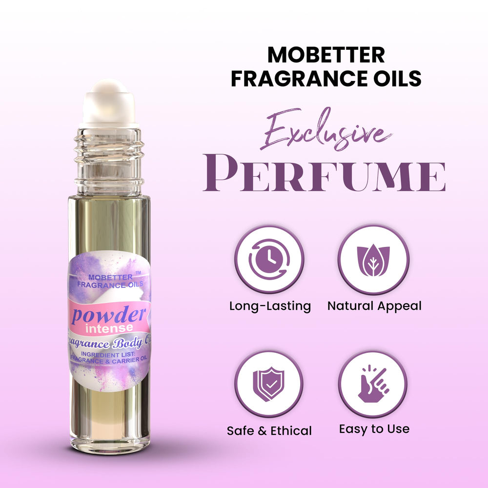 MOBETTER Huiles Parfum flacon voyage compact: format pratique pour déplacements.