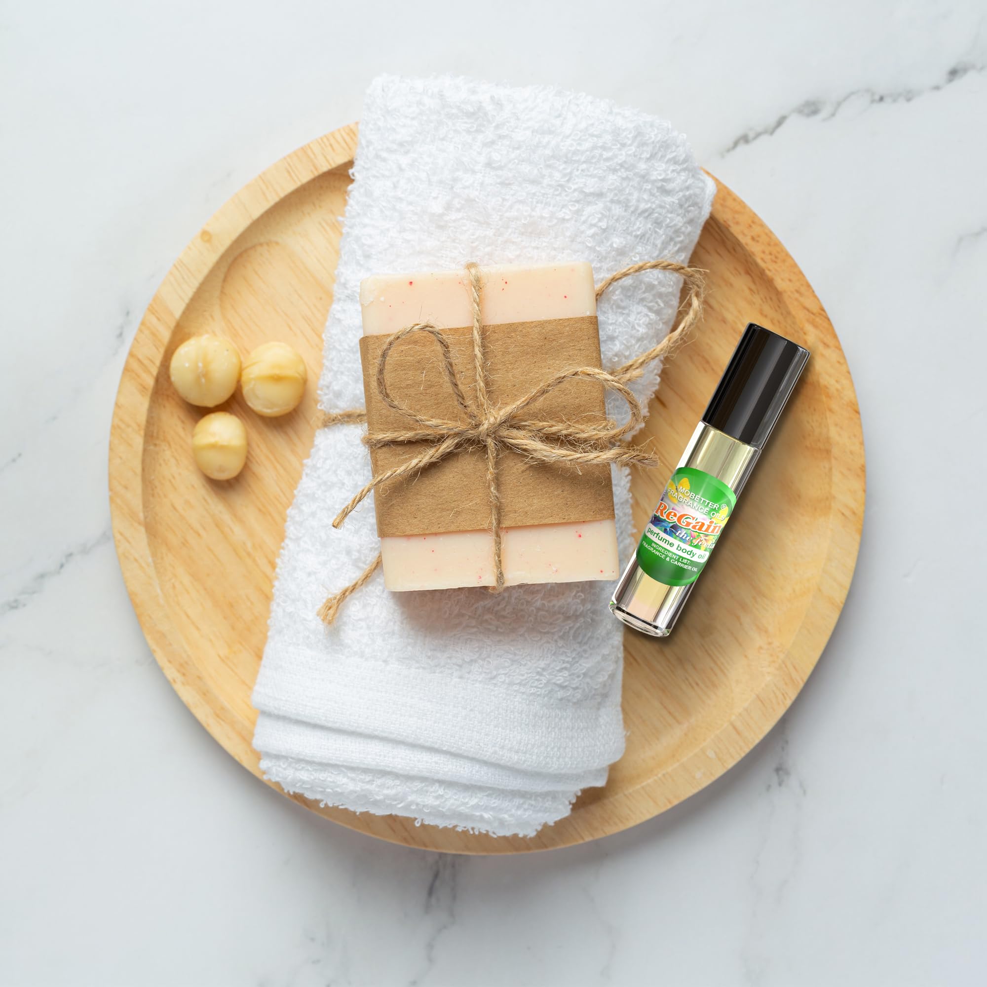 MOBETTER ReGain The Feeling oil texture shown for smooth, even application.