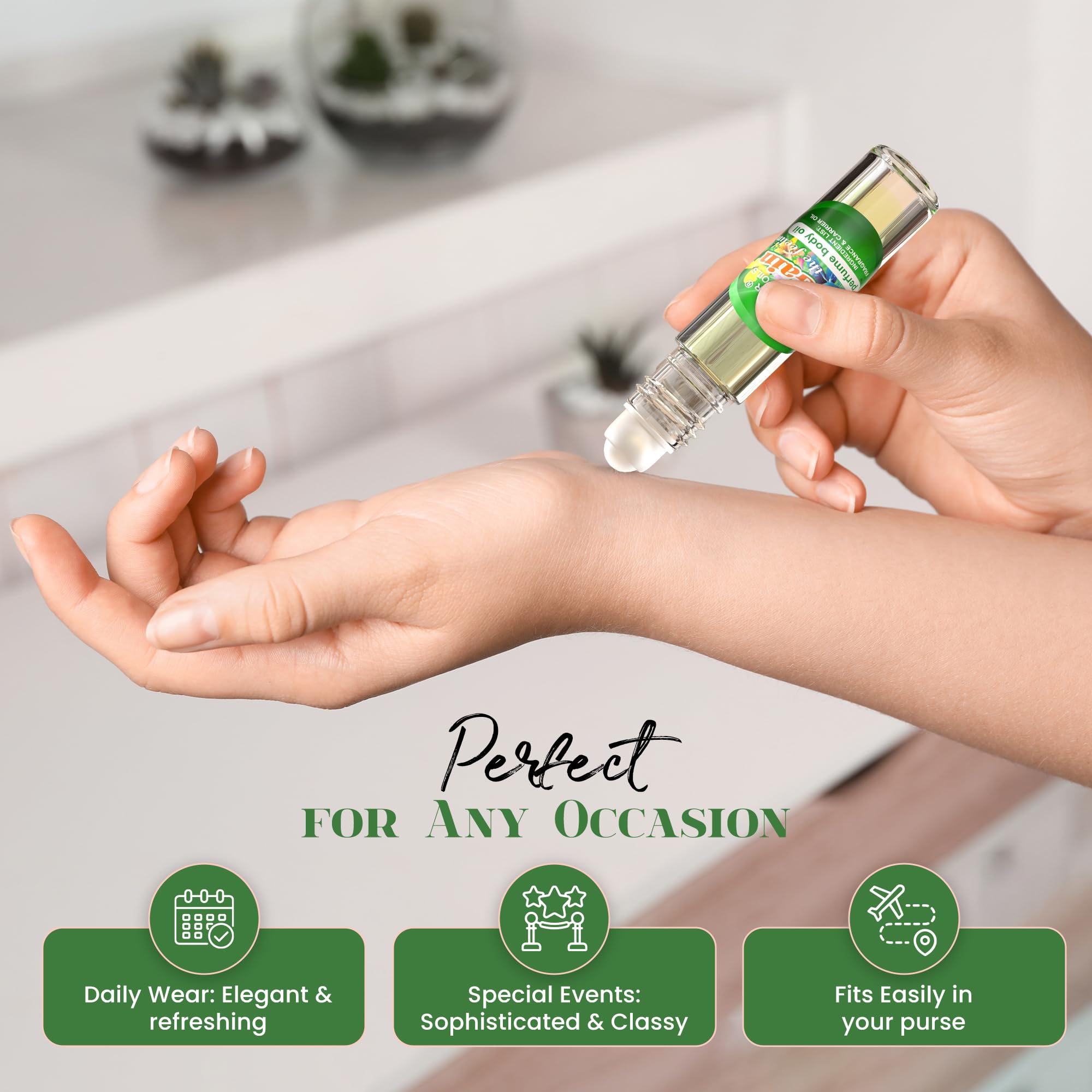 MOBETTER ReGain The Feeling roll-on tip for precise fragrance placement.