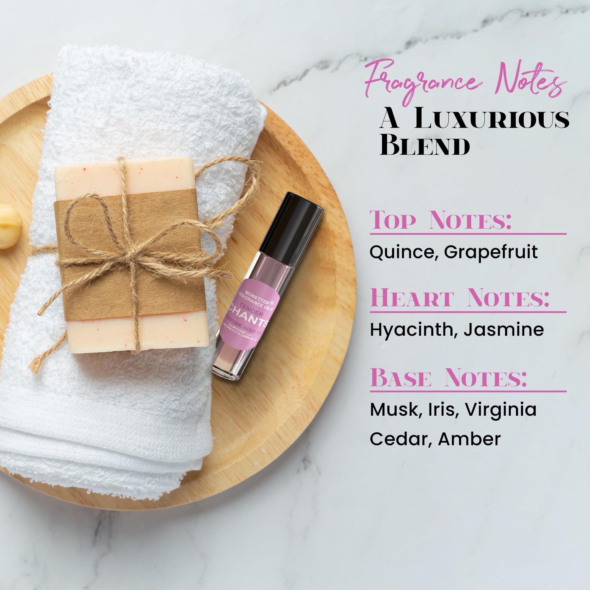 MOBETTER Tender Chants flacon-roll-on idéal pour retouches en déplacement.
