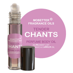 MOBETTER Tender Chants flacon-roll-on révèle un parfum fruité et floral durable.