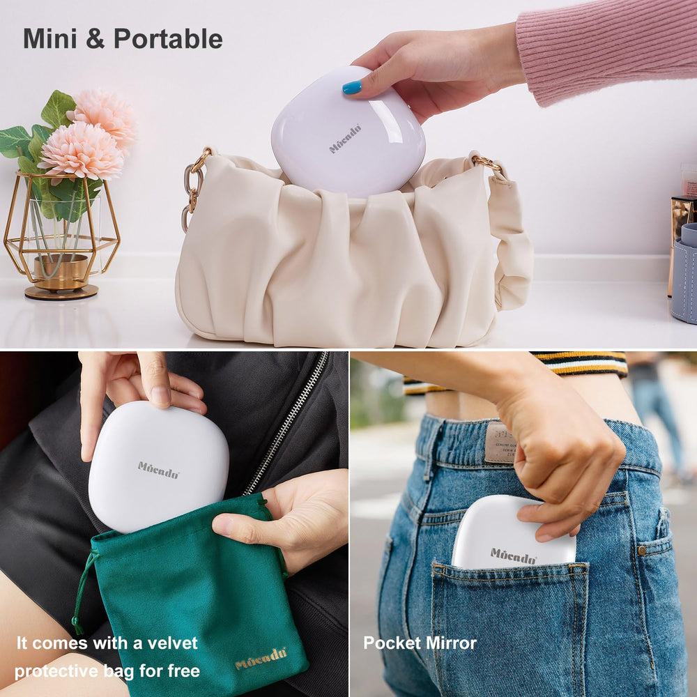 Mocado Miroir etui en velours protège lors du transport.