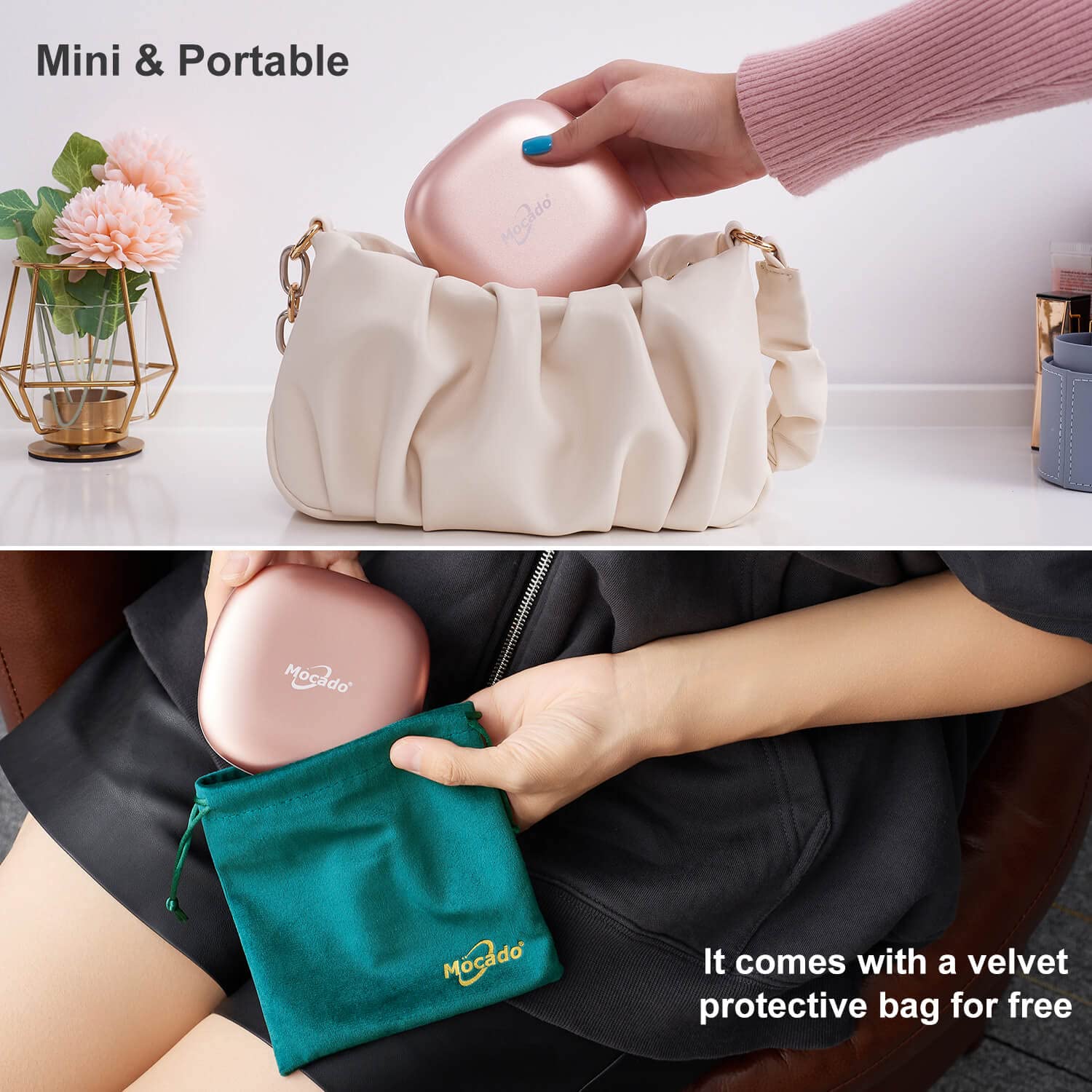 Mocado etui velours inclus pour protection lors des deplacements.