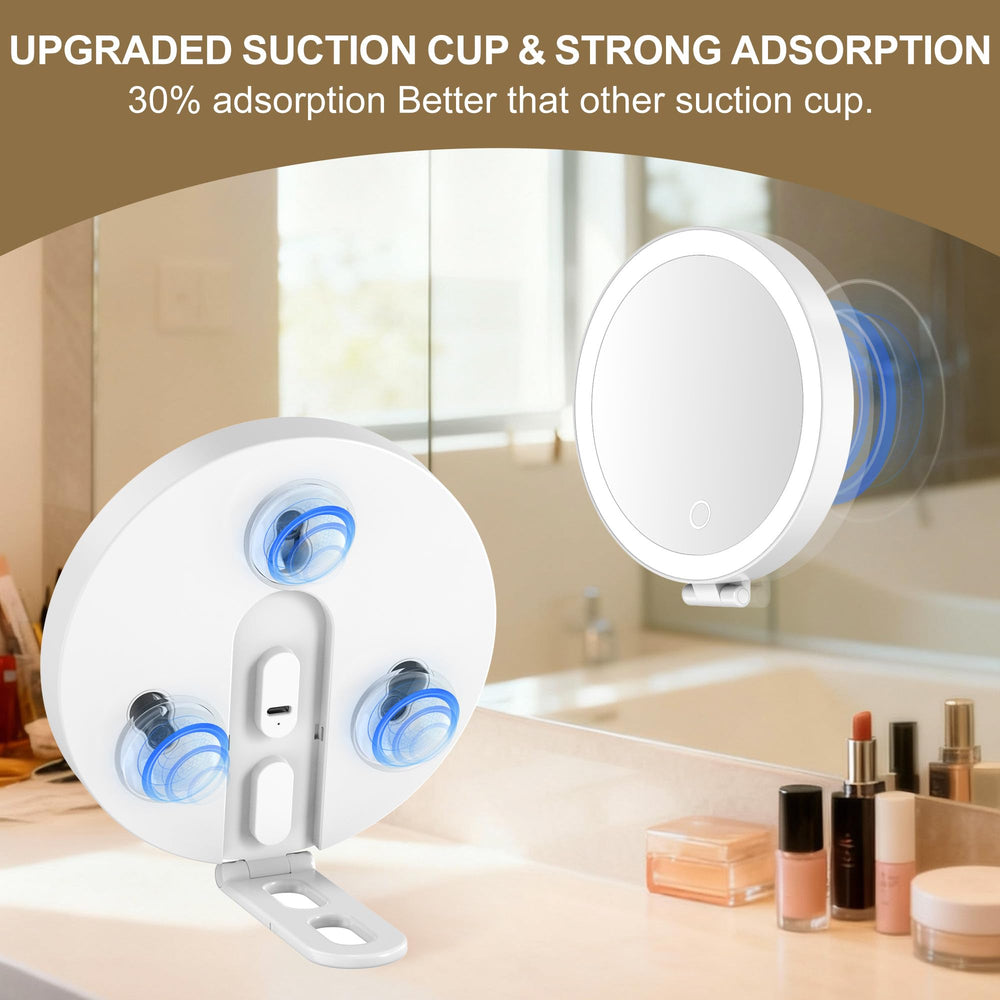 Mocado Miroir lumineux 3 couleurs – ajustez l’éclairage selon votre ambiance.