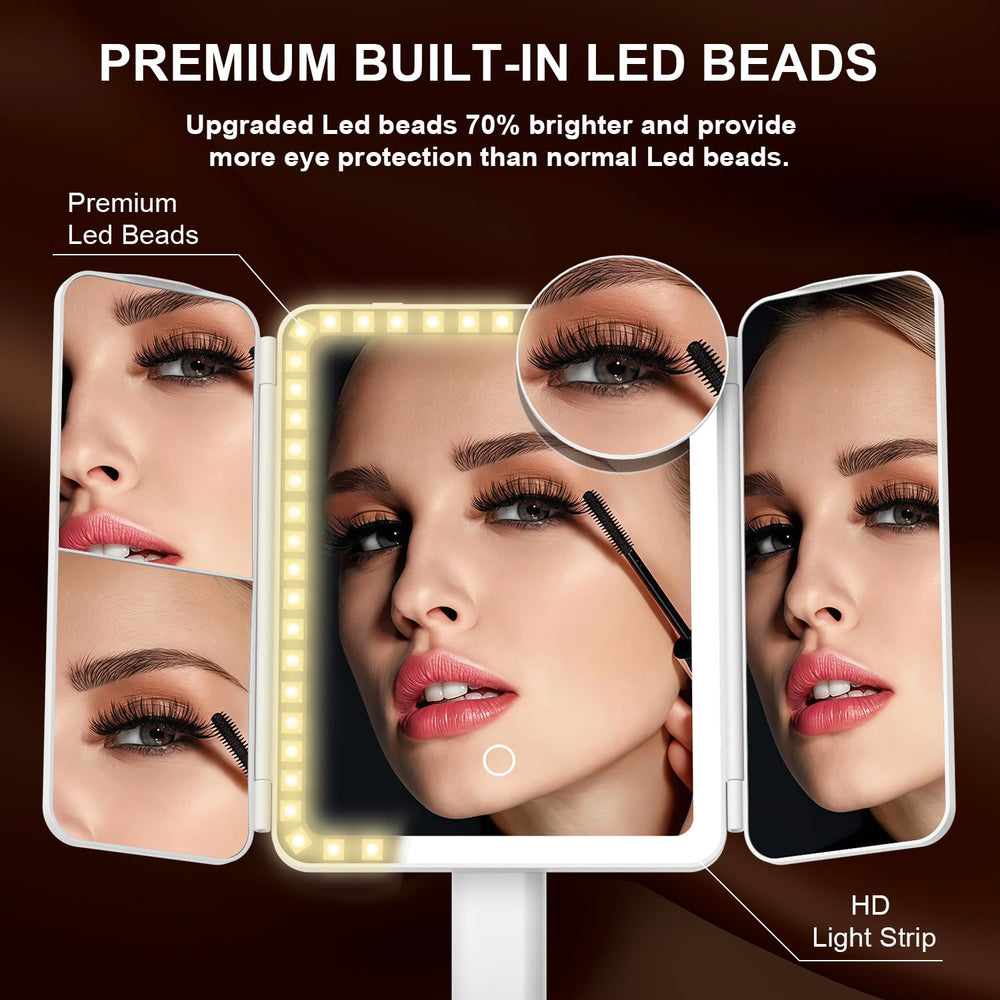 Mocado miroir maquillage 1x pour vue d'ensemble du maquillage