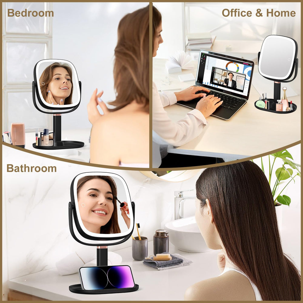 Mocado miroir avec batterie USB-C pour usage nomade