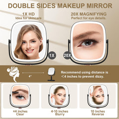 Mocado miroir maquillage hauteur réglable pour s’adapter à votre poste
