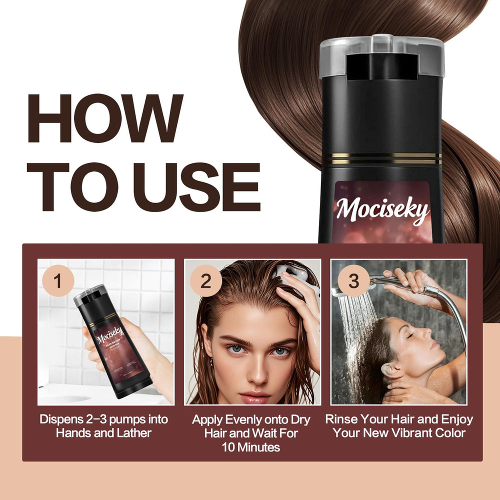 Mociseky adapté pour cheveux raides, ondulés et bouclés.