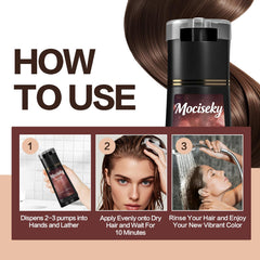 Mociseky adapté pour cheveux raides, ondulés et bouclés.