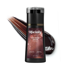 Mociseky shampooing colorant cheveux gris, couverture rapide et couleur naturelle.