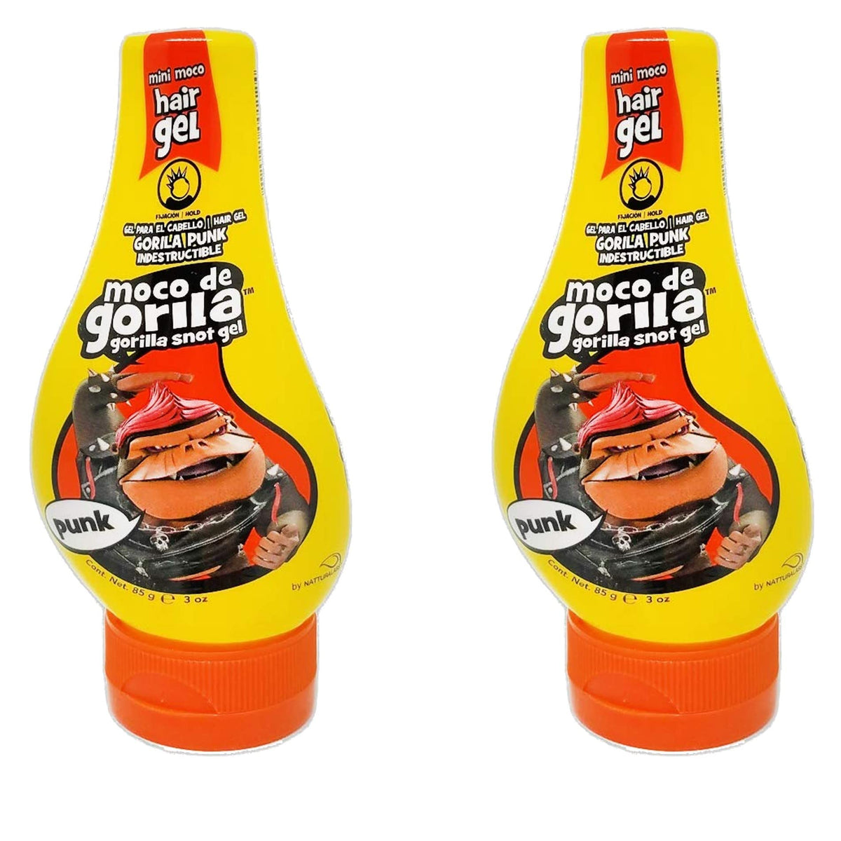 Gorilla Snot Gel Punk de Moco de Gorilla pour un coiffage durable et créatif.