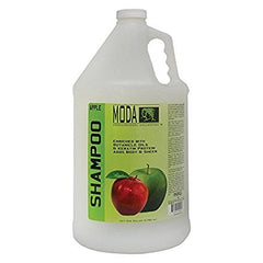MODA Apple Shampoo bottle, nourishing cleanse for all hair types.