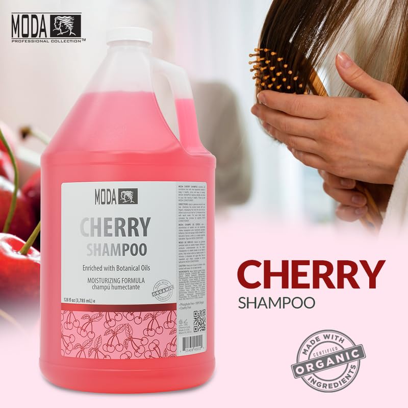 Formule sans sulfates et sans alcool desséchant du MODA Cerise.
