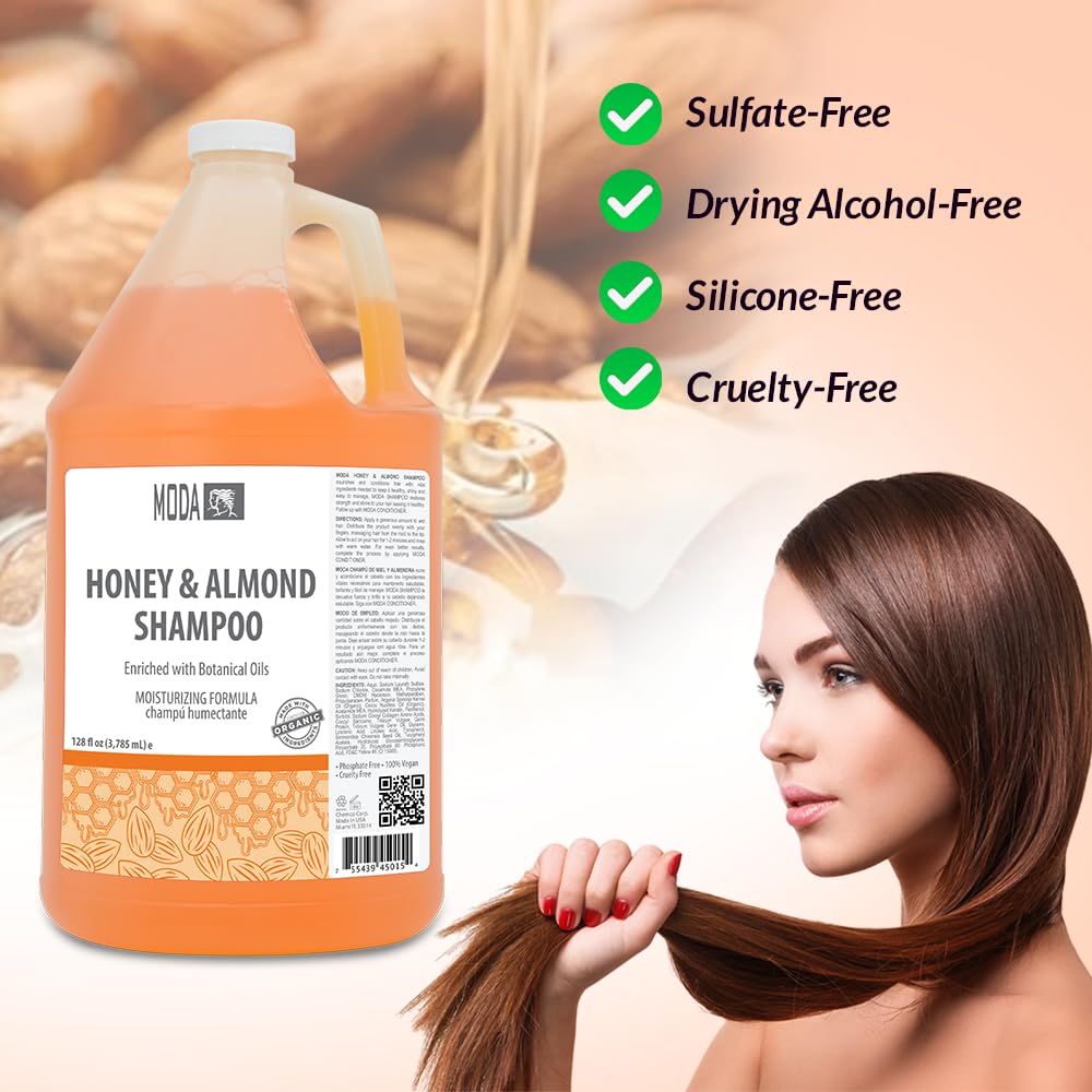 Mousse riche MODA Miel Amande prête à l’application.