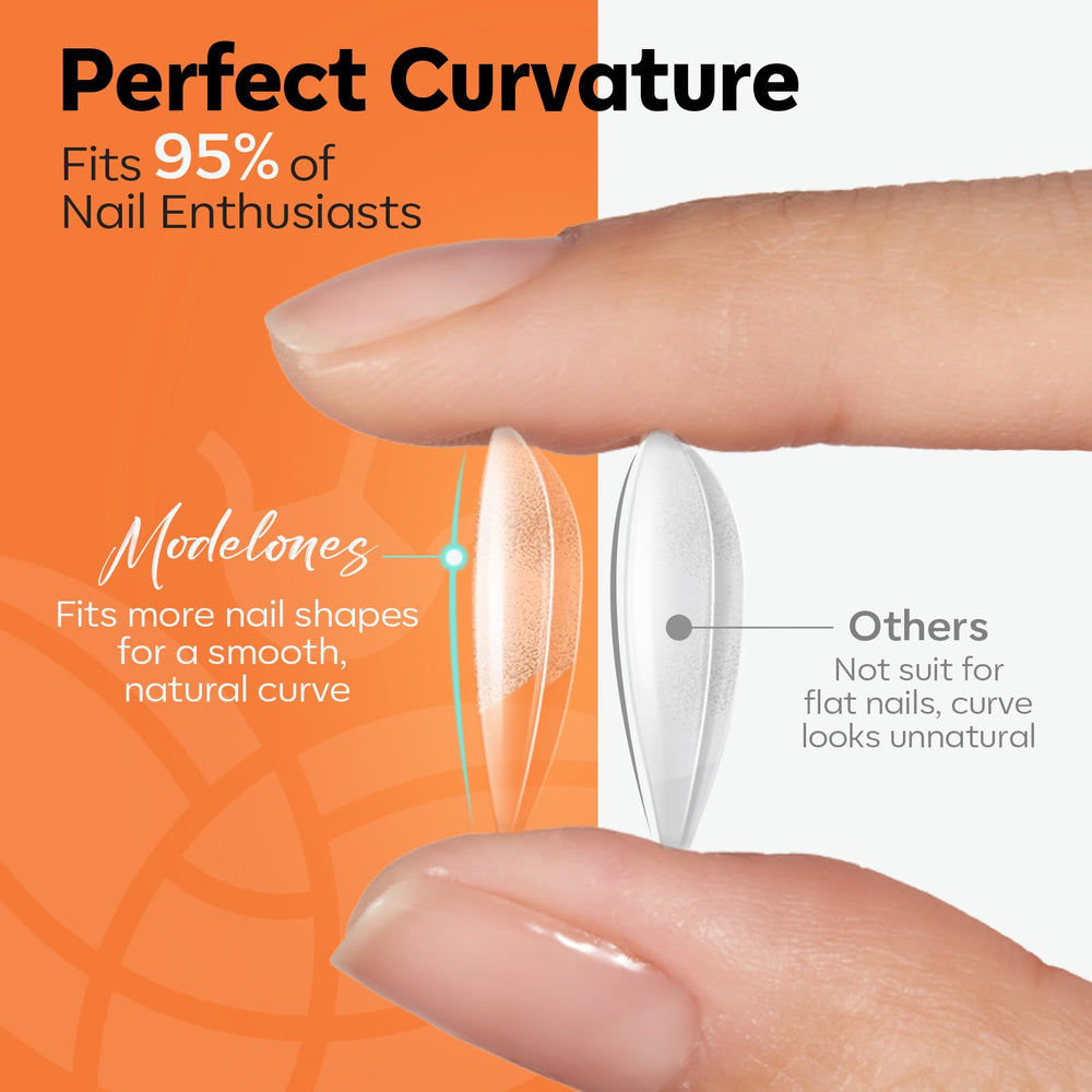 Modelones 18 ongles par taille pour un ajustement précis.