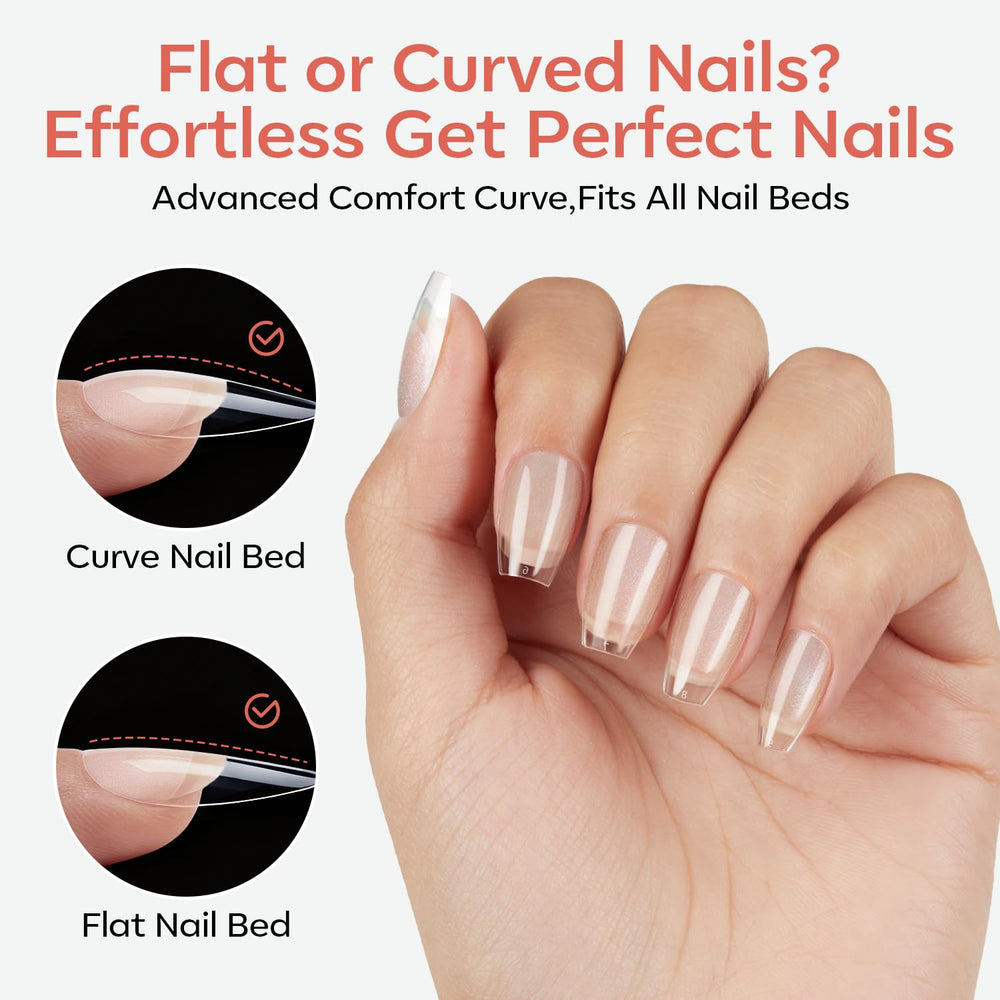 Ensemble de 24 ongles par taille pour diverses longueurs et préférences.