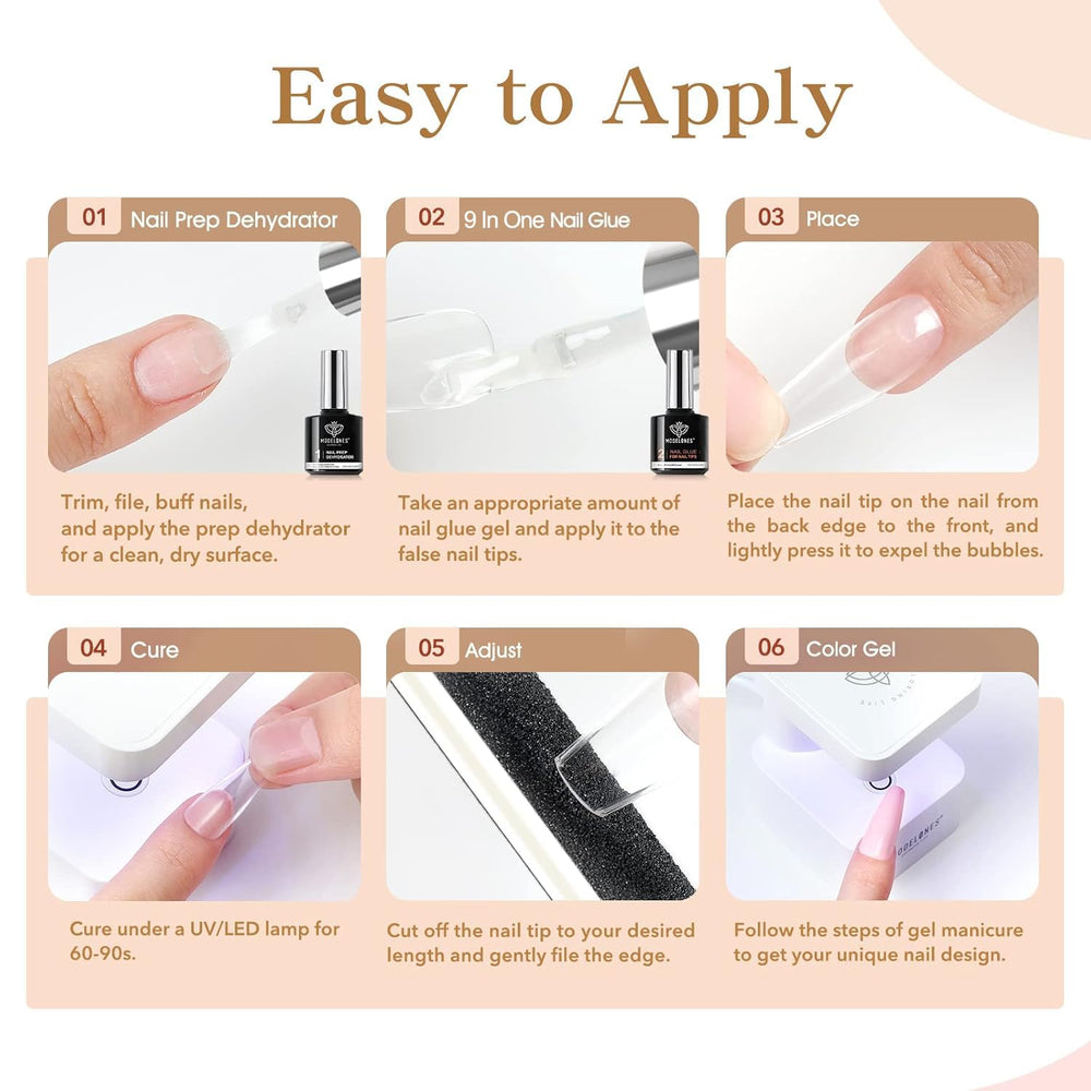 Modelones 9 en 1 kit-application-domicile-ongles : pratique à domicile.