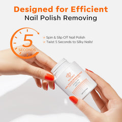 Modelones remover pot lid shows double sponges enabling gentle polish removal.