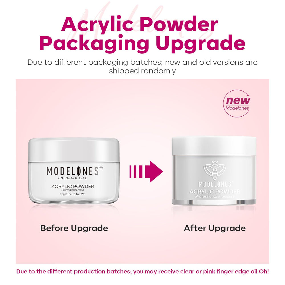 Modelones nail powder demonstrates chip-resistant durability.