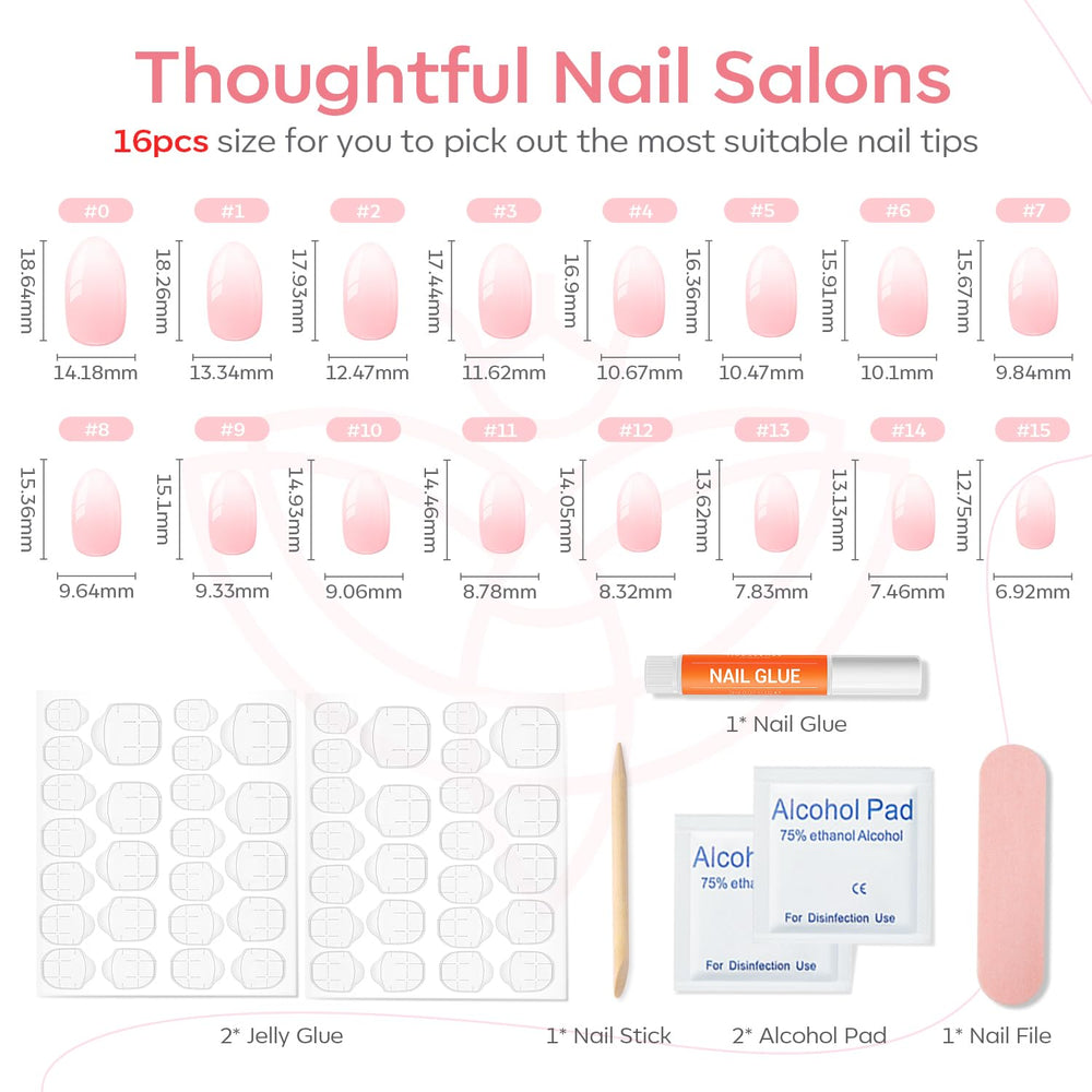 Modelones adhésifs jelly facilitant l'application rapide des ongles