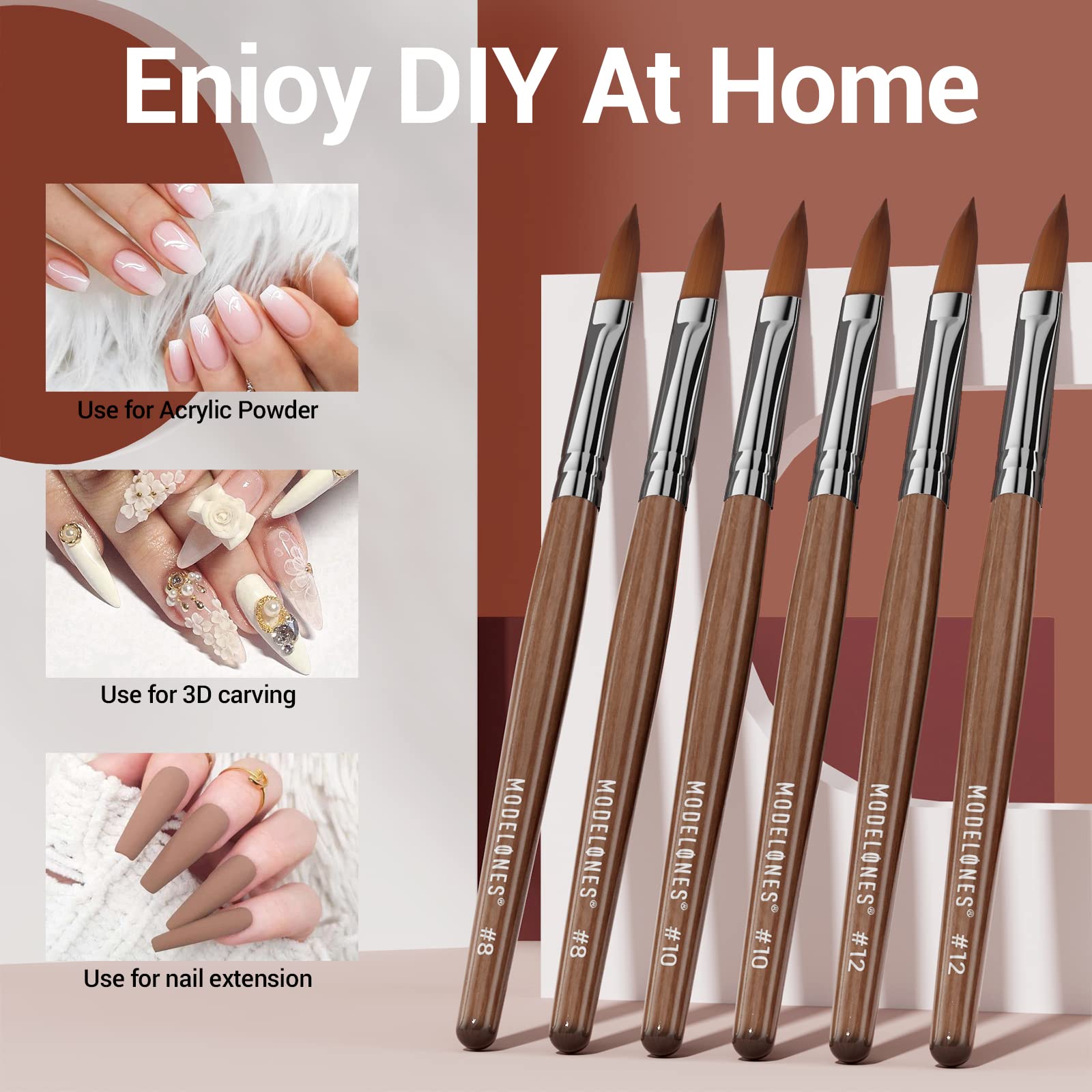 Modelones outil précis pour extensions et gravure 3D sur ongles.