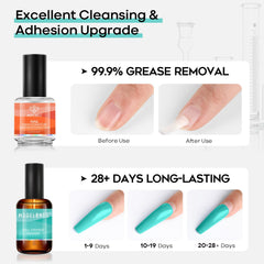 Modelones apprêt adhérence sans HEMA: adapté pour ongles sensibles.