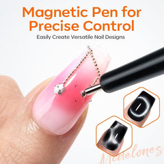 Modelones baguette aimant pour placement précis sur les ongles.