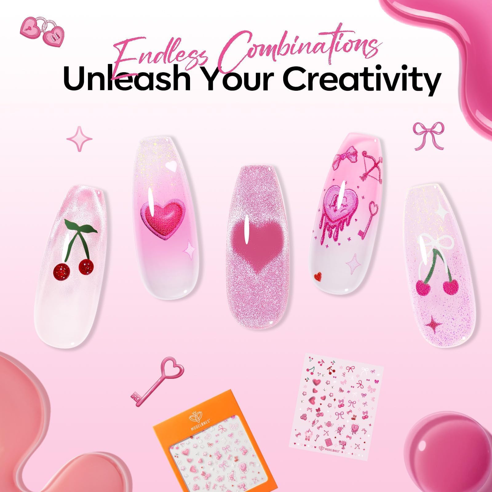 modelones base-et-top-coat-non-inclus: base et top coat recommandés pour une finition durable.