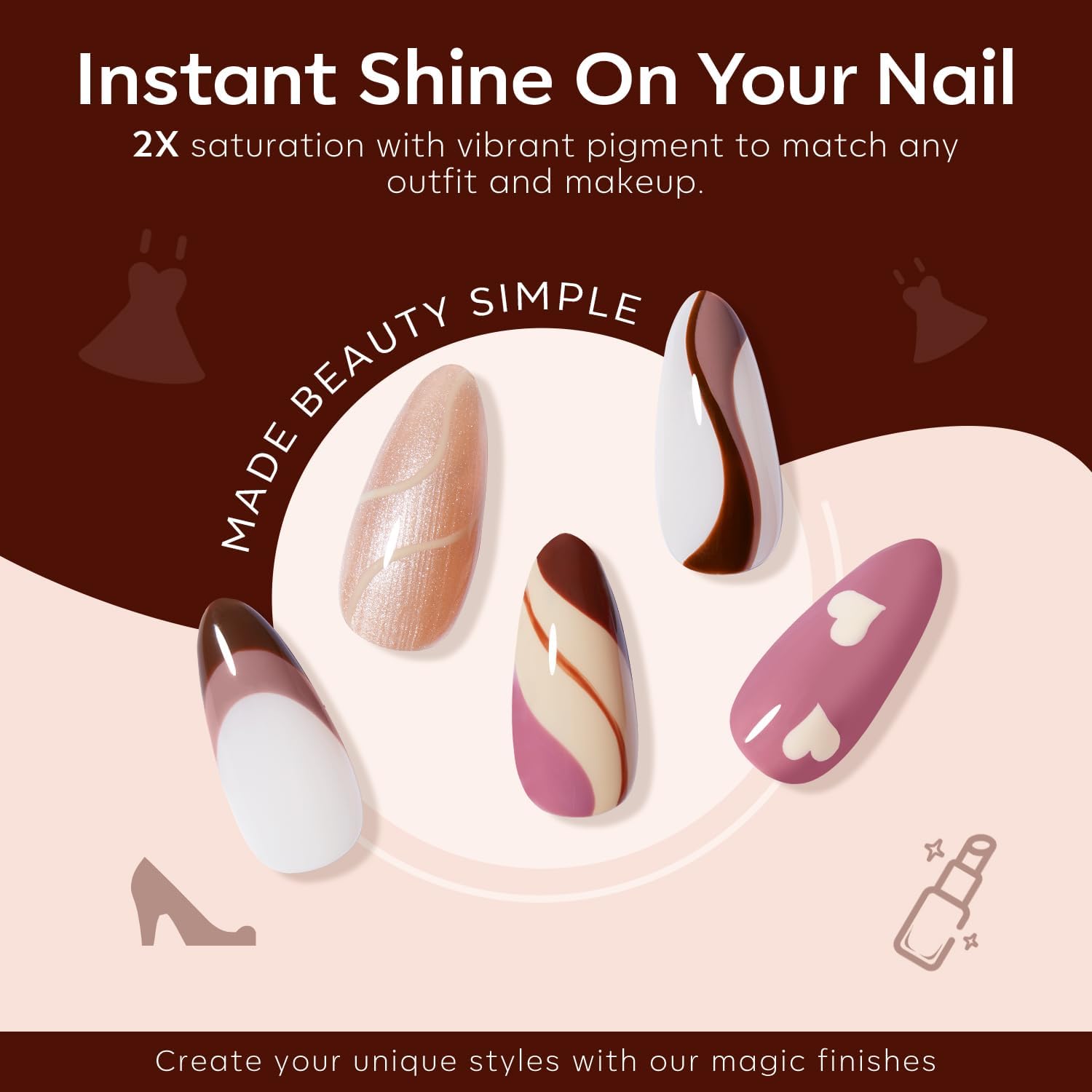 Modelones base et top coat – fondation durable pour manucure.
