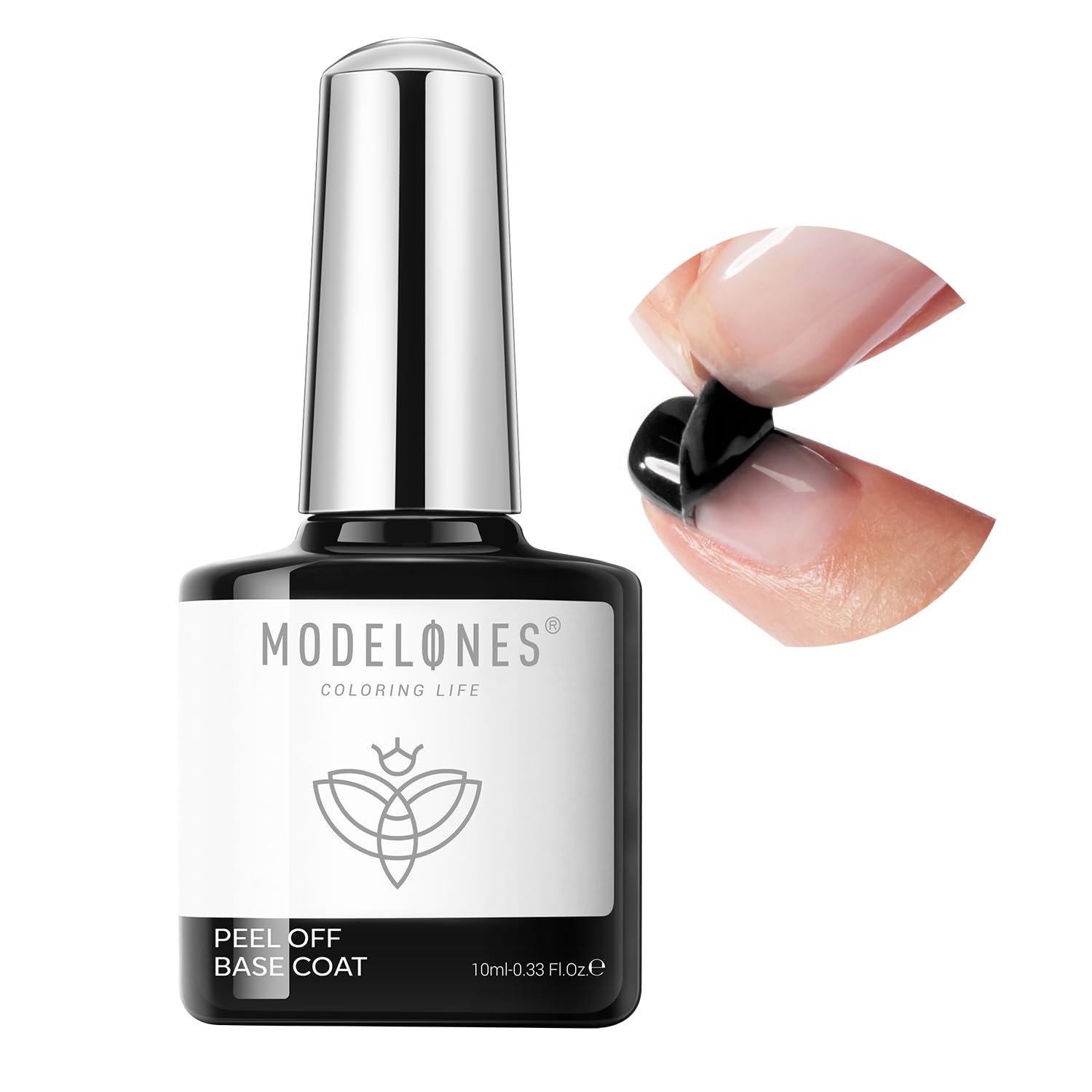 Base gel Modelones à retirer dans le flacon, pratique pour changement rapide