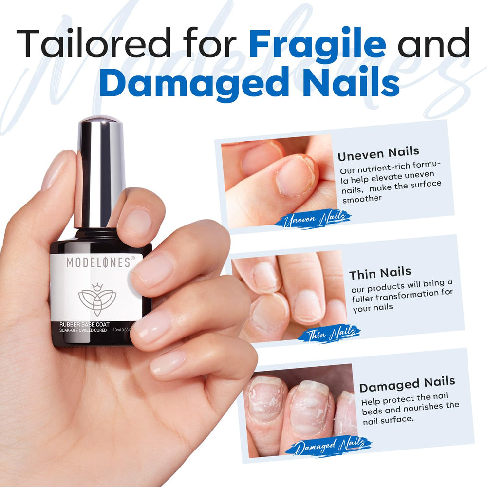 Modelones Base Gel Applicateur – outil précis pour une pose lisse et uniforme.