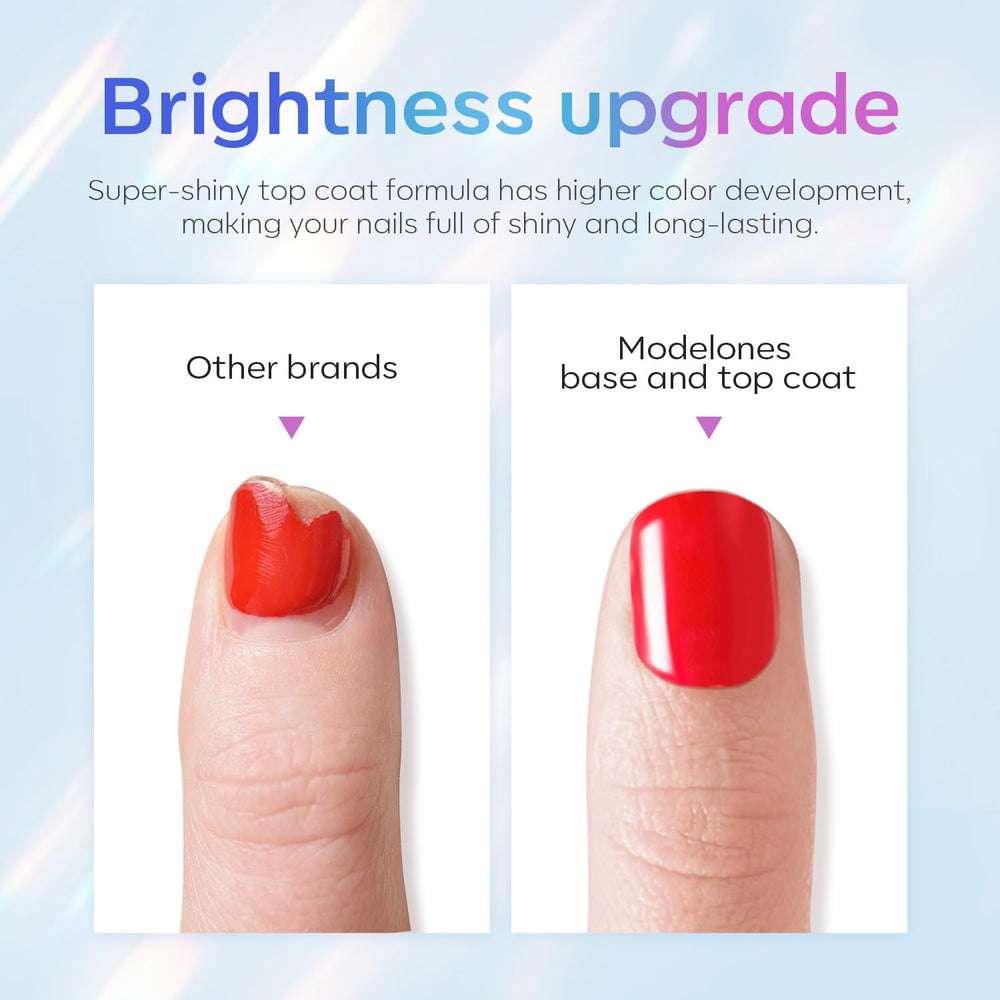 Flacon modèleones base gel sans acide, formule douce pour les ongles.