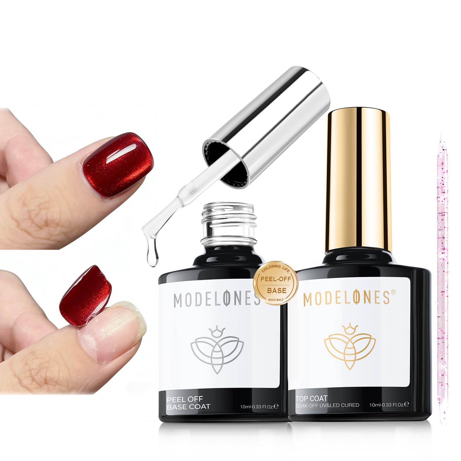 Modelones base peel-off en application facile pour une utilisation sans effort.