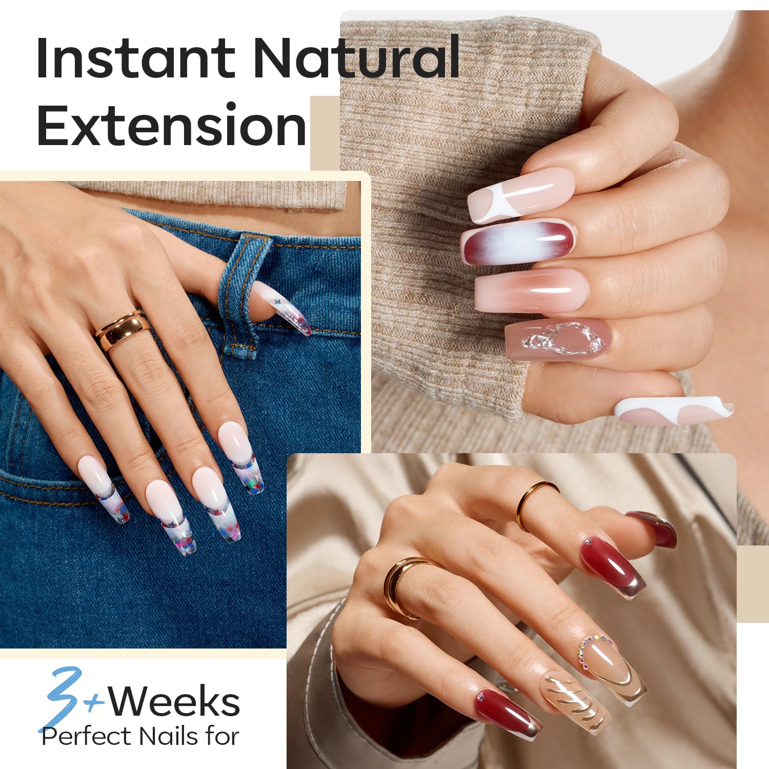 Modelones base et top coat 10 ml: finition lisse.