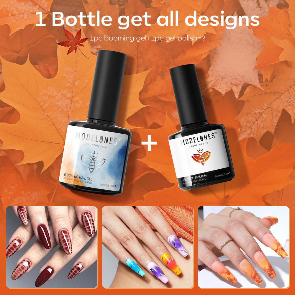 Modelones Blooming Gel – application guidée par pinceaux