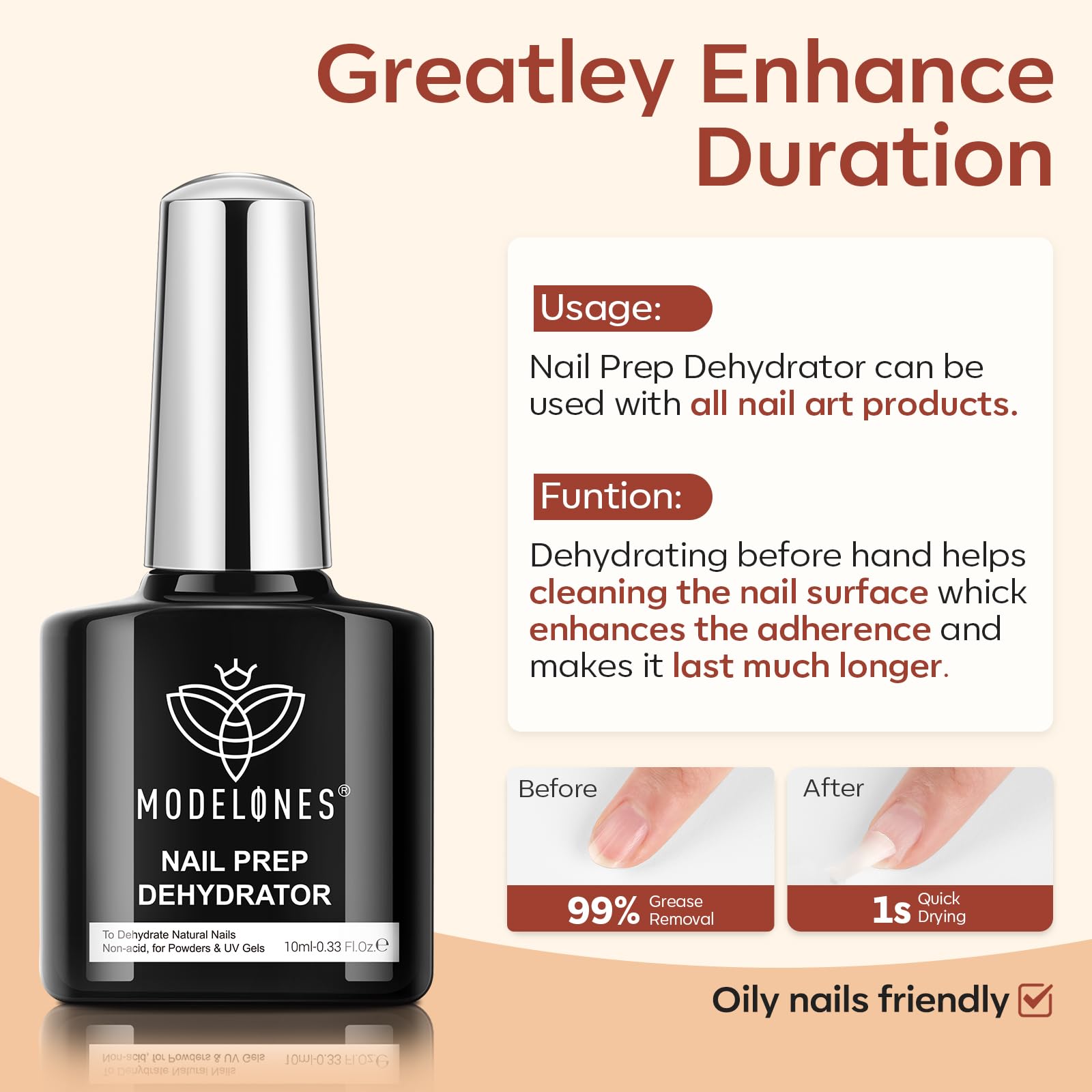 Modelones brillance diamant, fini ultra brillant sur les ongles.