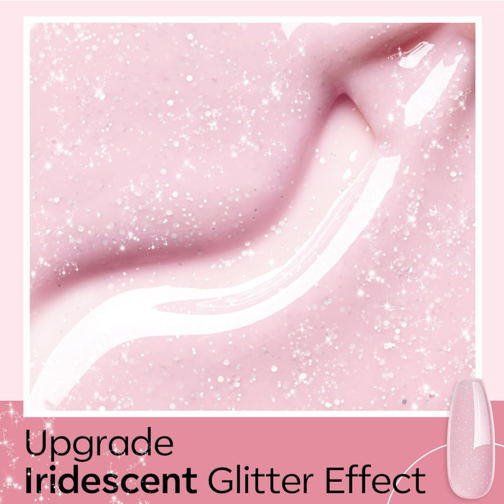 Modelones gel appears self-leveling for a smooth, even finish.