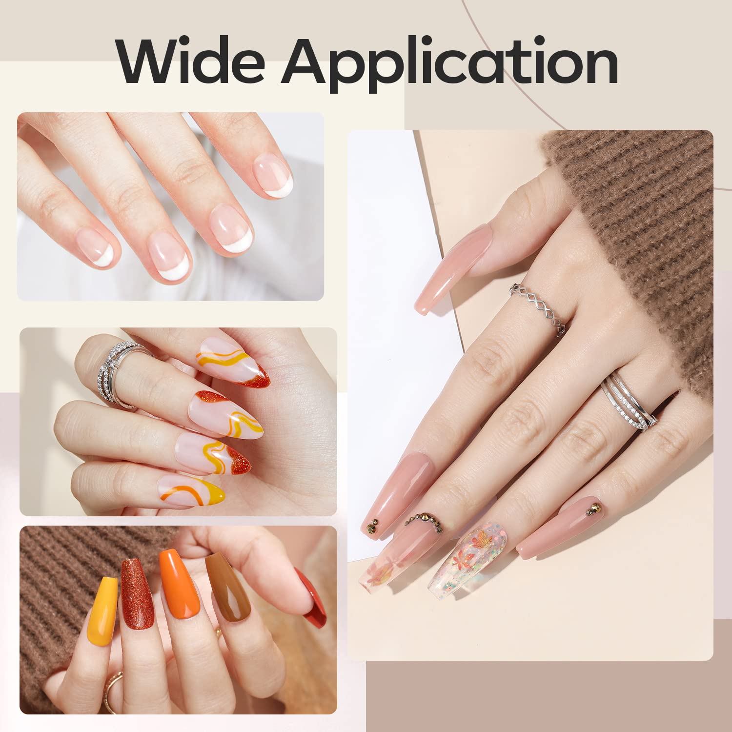 Gel-builder Modelones — attache-tips et pierres pour personnaliser vos motifs.