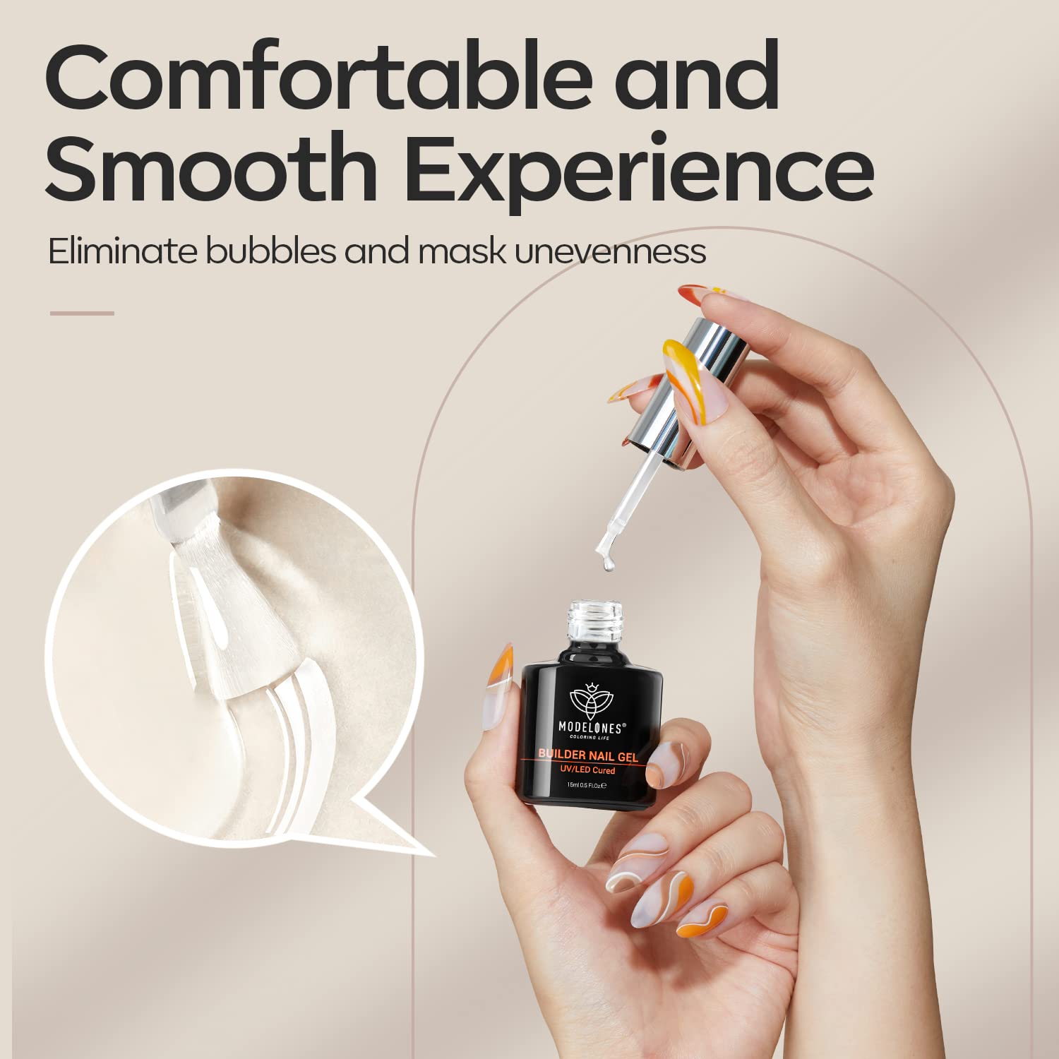 Gel-base Modelones — base efficace pour une adhérence durable et finition lisse.