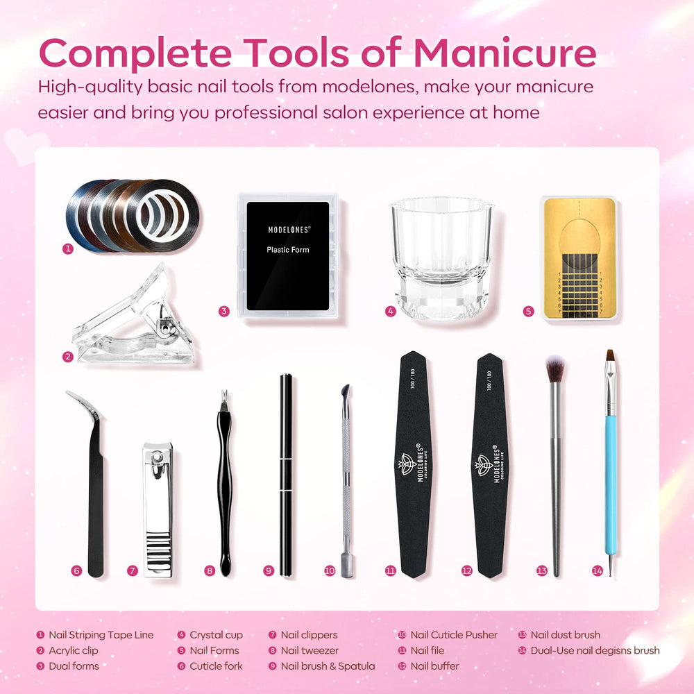 Emballage cadeau élégant Modelones, idéal pour les amateurs de nail art.