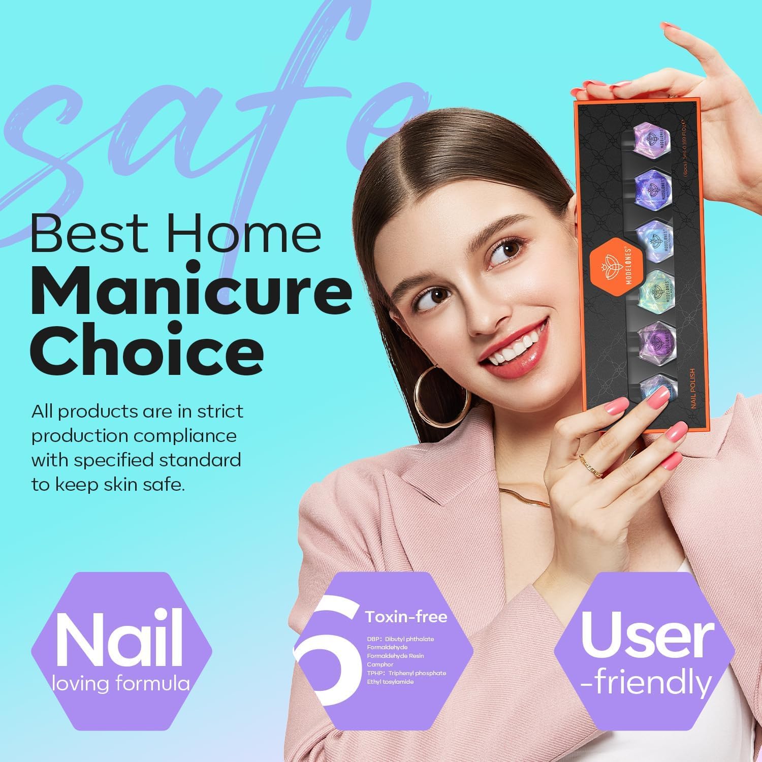 Modelones Chameleon - idée cadeau parfaite pour les passionnées d’art des ongles.