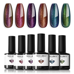 Modelones Chameleon Gel ensemble 6 couleurs Aurora pour ongles durable
