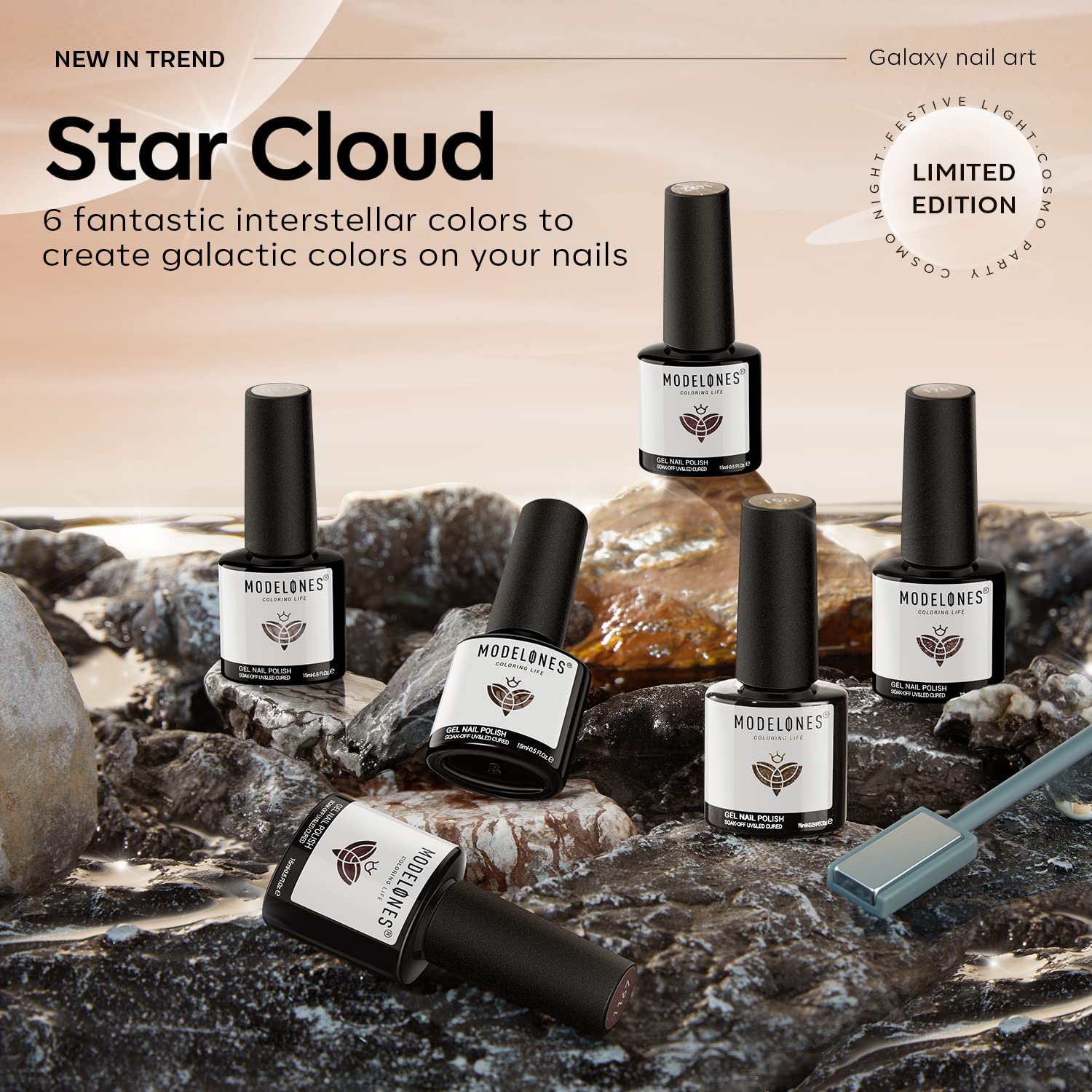 Coffret cadeau Modelones pour amatrices et amateurs de nail art.